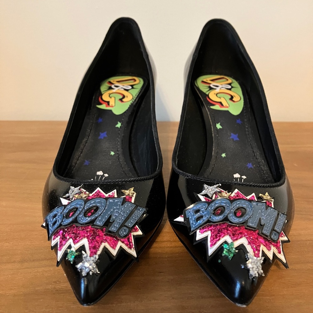 NWOB: Dolce & Gabbana Lori Boom Patent Heels - 35 / 5